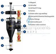 Fernox Tf1 Total Magnetic Filter 22Mm Central Heating Sludge Remover Bnib by Fernox N2