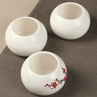 XDOBO Matte S Portable Ceramic Tea Tin Seal Pot Tea Storage Container Sealed Can Tea Accessories (Plum) N2