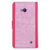 HJ POWER[TM] Nokia Lumina 640 Luxury Diamond FDS77 Leather PU WALLET POUCH Cover + [Free HJ POWER Stylus] EGWPDW3... N18
