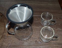 YC-Houseware Cone Coffee Filter 304 Stainless Steel Paperless Pour Over Coffee Dripper With Extra Fine Mesh Fits...