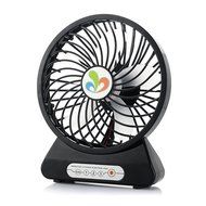Touchshop Portable USB Rechargeble Desktop/Handhold Fan 5 Blades Electric Fan Powered by USB/2200mAh 18650 Battery N6