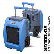 BlueDri BD-100LGR Green Commericial Dehumidifier for Water Damage Restoration Flood Moisture Mold Removal Water... N3