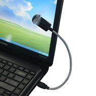 Coper &reg; Flexible USB Mini Cooling Fan Cooler For Laptop Desktop PC Computer New (Black) N8