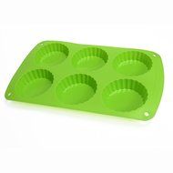 Webake 6-Cavity Cake Mold for Homemade Tart, Bundt, Cheesecake, Pudding, Jello, and More