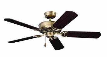 Emerson Ceiling Fans CF755BS Designer 52-Inch Energy Star Ceiling Fan, Light Kit Adaptable, Brushed Steel Finish N8