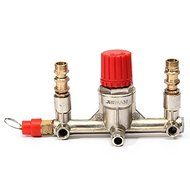 Air Compressor Double Outlet Tube Pressure Regulator Valve Fitting N8