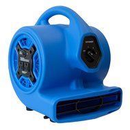 XPOWER P-100A 3 Speeds Mini Air Mover with Built-In Dual Outlets for Daisy Chain