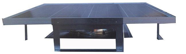 Amtrak Solar Most Powerful Roof Top Solar Attic Fan, 60W