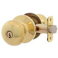 MaxGrade 300WAT3KW Watson Keyed Entry Door Knob Lockset, Bright Brass by Maxgrade