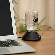 Life.Idea Aquarius Mini Humidifer - Minimalist Design, Compact Size, USB Powered, Bottle Water Competiable, LED... N5