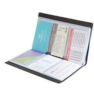 Bargain World Business Name ID Credit Card Holder Book Case Organizer Black