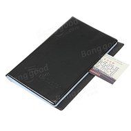 Bargain World Business Name ID Credit Card Holder Book Case Organizer Black N3