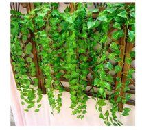 ue06 Fake Foliage Artificial Ivy Leaf Plants Vine Flowers Home Decor 7.62ft N5