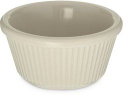 Carlisle S28242 Melamine Fluted Ramekin, 3 oz Capacity, 1.43" Height, Bone (Case of 48)