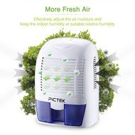 Pictek Portable Dehumidifier with 500ml/day Dehumidification 1.5L Water Tank for Home, Office, Bathroom, Closet... N2