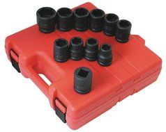 Sunex 4682 11 Piece 3/4-Inch Drive Truck Service Impact Socket Set by Sunex
