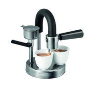 KAMIRA White version, Moka Express 1/2 Cups Stovetop Espresso Maker, MADE IN ITALY! &hellip; (White)