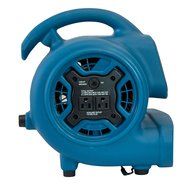 XPOWER Freshen Aire P-260AT 1/5 HP Mini Scented Air Mover Fan Dryer with Power Outlets &amp; Timer N2