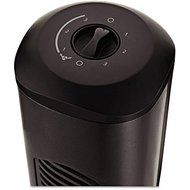 Oscillating Tower Fan with Three-Speed Settings, Black
