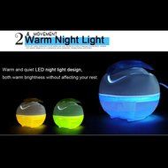USB Mini Humidifier/ Aromatherapy Diffusers No fog humidification Environmental protection with Night Light Function... N6