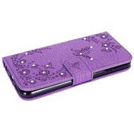 iPhone 7 Case,iPhone 7 Wallet Case,Phezen Serect Garden Series Butterfly Flower Bling Diamod Inlaid PU Leather... N9