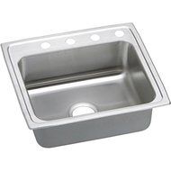 Elkao|#Elkay PSR22195 Elkay 20 Gauge Stainless Steel 22 Inch x 19.5 Inch x 7.125 Inch single Bowl Top Mount Kitchen...