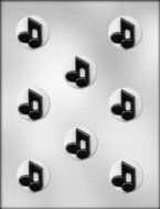 CK Products 1-1/2-Inch Music Notes Chocolate Mold
