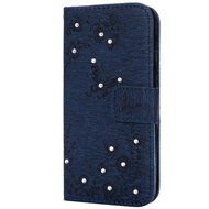 iPhone 7 Case,iPhone 7 Wallet Case,Phezen Serect Garden Series Butterfly Flower Bling Diamod Inlaid PU Leather... N12