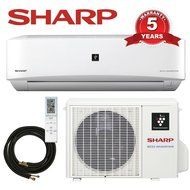 9000 Btu SHARP 22 SEER Ductless Mini Split DC Inverter Air Conditioner Heat Pump System - 208-230 Volt with Free... N4