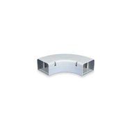 DiversiTech 230-LFB3 3&quot; 90 Degree Long Radius Bend Fitting for SpeediChannel Line Set Cover