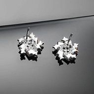 Trendy Windmill Crystal Rhinestone Ear Studs Earrings Women Lady Fashion Jewelry N2