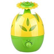 OFTEN&reg; Ultrasonic Sunflower Mute Air Room Humidifier Purifier (Pink) N3