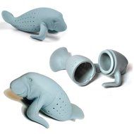 UBIQLINE 2 pcs Stainless Steel Mesh Tea Ball 2 Inch Tea Infusers + 1 pc Silicone Manatee Tea Infuser | Tea Strainers...