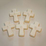 Y&amp;XL&amp;H Easter's Cross Shape Cookie Cutters Set Fruit Cut Molds Stainless Steel