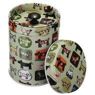 Tgp Vintage Double Cover Tea Caddy Box Container Food Storage Tin Boxes Case Canisters &amp; Jars N2