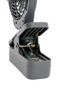 O2COOL 5" Battery Operated Clip Fan Grey N3