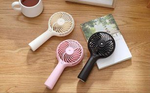 BH USB Mini Handheld Spray Fan, Humidifier Fan Rechargeable Portable Personal Cooling Mist Fan for Desktop Tabletop... N4