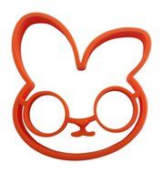 Tenta Kitchen Reusable Silicone Egg Ring Mold and Fish Egg Turner, Pancake Mold Set -Rabbit, Owl, Skull and Fish...
