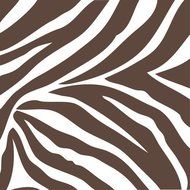 Wall Pops WPB93857 Peel and Stick Go Wild Zebra Decals, Four 13-Inch Blox, Brown by Brewster