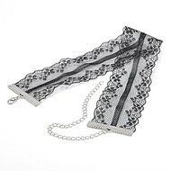 Retro Fashion Choker Necklace Flower Women Sexy Black Lace Collar Jewelry Gift N4