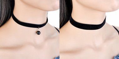 CrazyPiercing 6 Pcs Set Choker Necklaces for Women Girls Black Velvet Tattoo Choker Collar Lace Gothic Vintage... N16