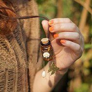 Women Fashion Retro Vintage Girls Drift Bottles Long Sweater Necklace Pendant FS N4