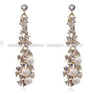 Hot Fashion Women's Crystal Rhinestone Ear Studs Earrings Charming Jewelry Gift N5