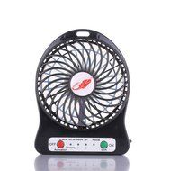 Ccaravan F95B 4 inch Portable Mini Fan 18650 Rechargeable Battery Operated 3 mode Speeds with LED Light Extra... N4