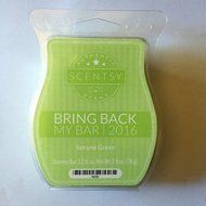 Scentsy Serene Green Wax 3.2oz Warmer Bar Rare and Retired