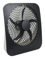 O2 Cool Battery And Electric Power Fan 10 In. 2 Speed White &amp; Gray Ac Adapter Included, Dual Power S