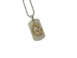 Storite Fashion Alphabet "G" Locket/Nackless Metal Finish N2