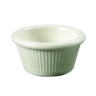 2-1/2 Oz. Bone, Fluted Melamine Ramekins 12 per case, 12/BG