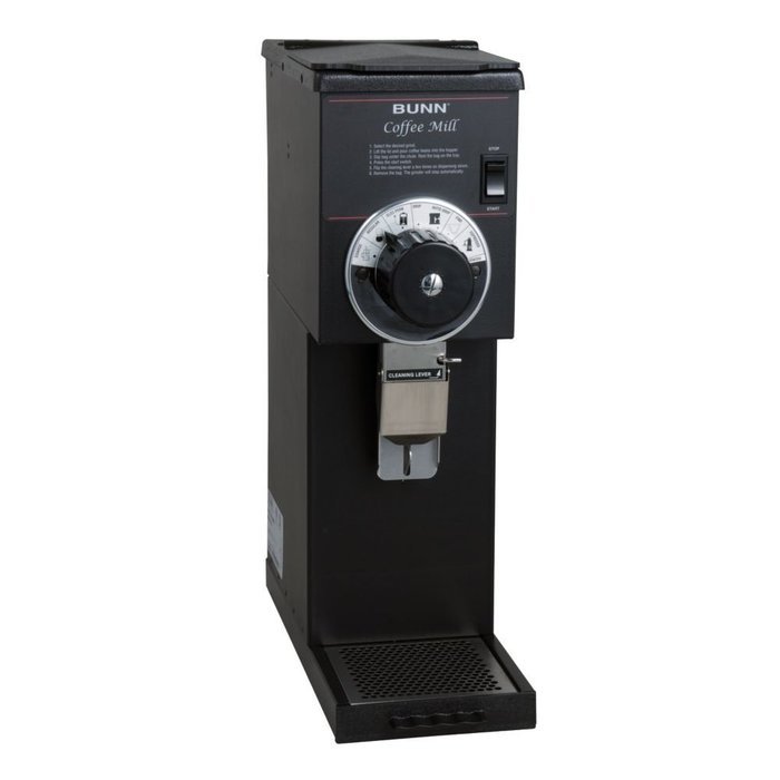 BUNN 22104 Black Heavy-Duty 1 Lb. Bulk Coffee Grinder