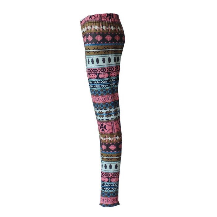 PHOTNO Women Lady Casual Skinny Print Stretchy Pants Slim Leggings N5